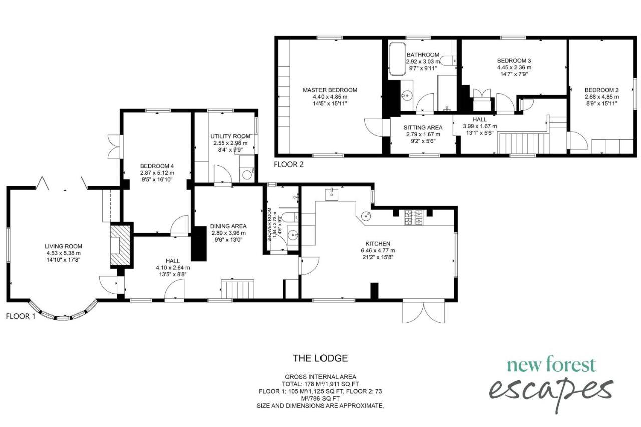 The Lodge New Milton Exterior foto